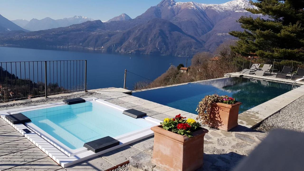 Villa Silvi Piscina Sauna E Hot Tub Perledo Exterior foto